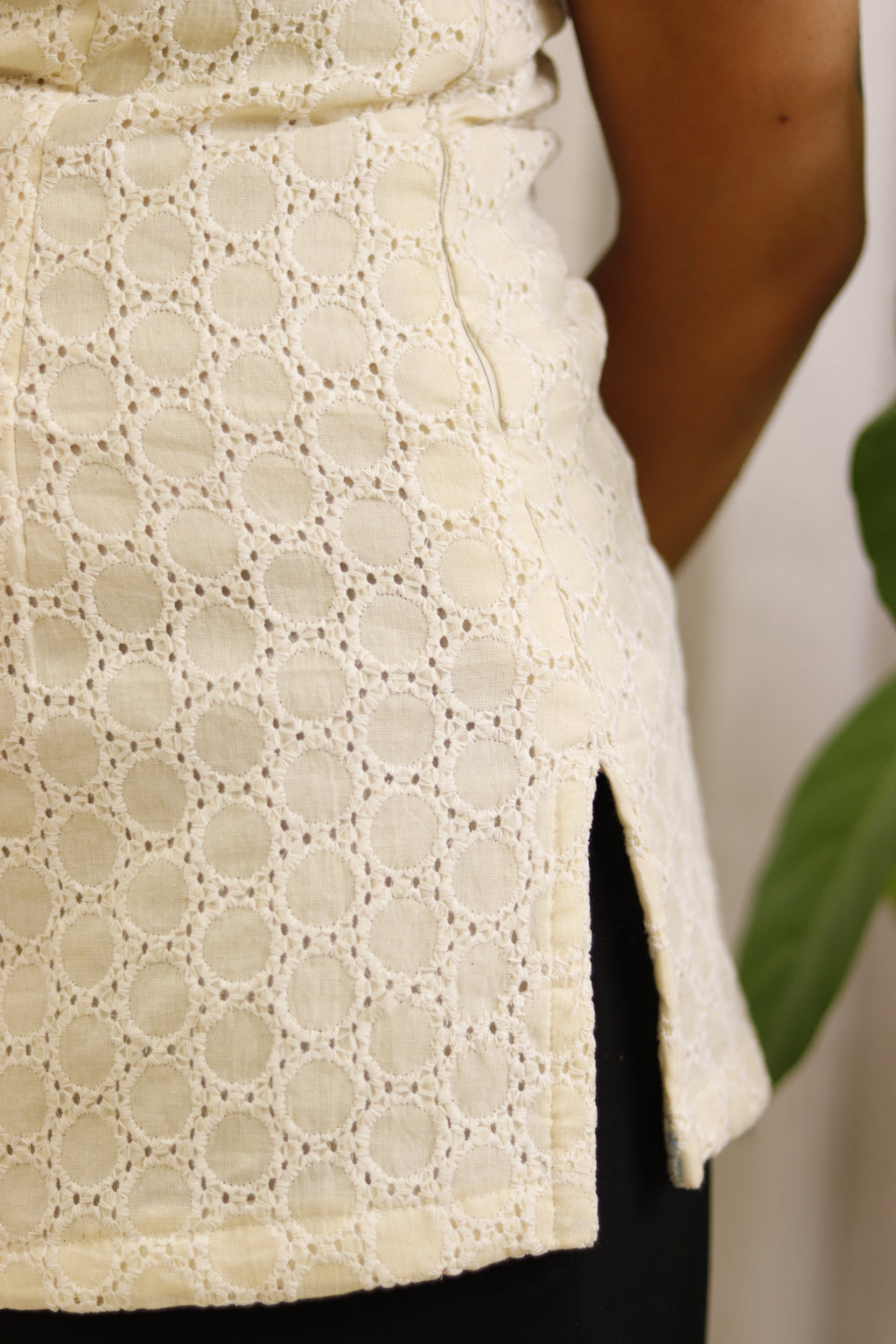 RAAYA HALTER NECK CORSET KURTI