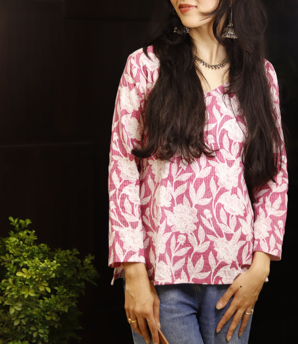 RIWA FULL SLEEVED KURTI