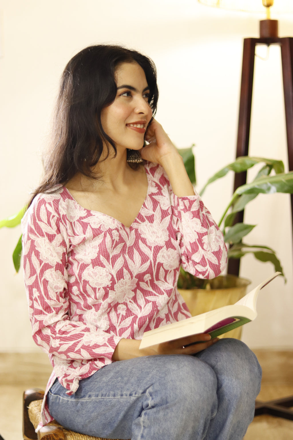 RIWA FULL SLEEVED KURTI